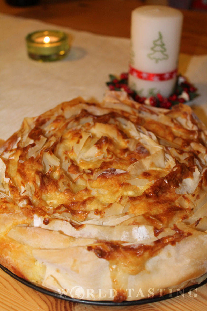 Traditional Bulgarian Cheese Pie Banitsa Recipe