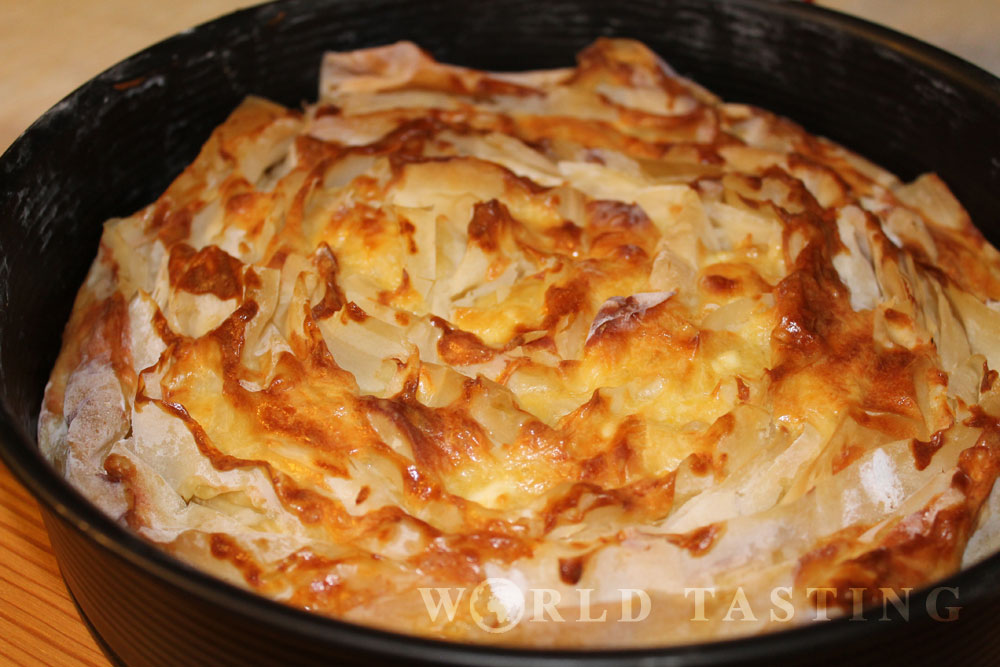 Traditional Bulgarian Cheese Pie Banitsa Recipe